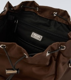 Prada Re-Nylon leather-trimmed backpack