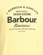 Barbour Mens T-shirt in Yellow