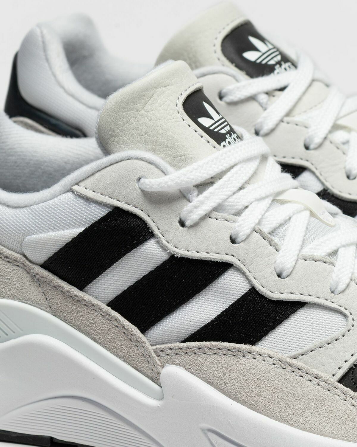 adidas yung womens black and white