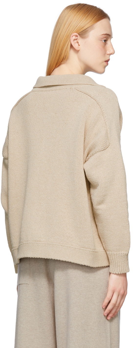 CORDERA Beige Cotton Bomber Jacket CORDERA