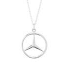 Hatton Labs Diamond Mercedes Pendant Necklace