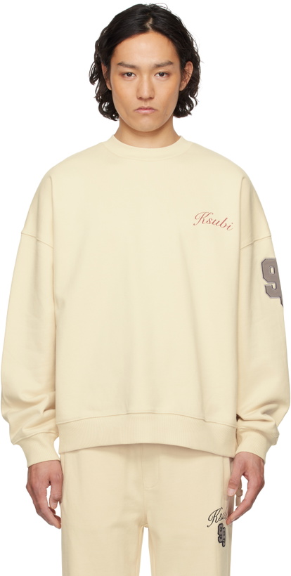 Photo: Ksubi Beige Playoff Ekcess Sweatshirt