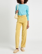 Jijil Womens Pants in Yellow