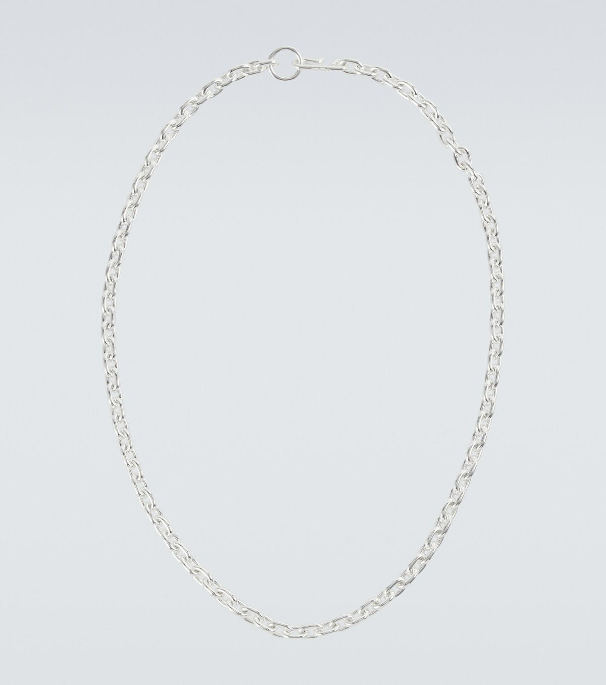All Blues - Standard Thin Long sterling silver necklace