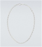 All Blues - Standard Thin Long sterling silver necklace