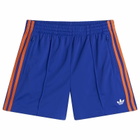 Adidas Women's Firebird Short in Bold Blue/Orange