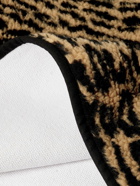Wacko Maria - Boa Rag Leopard-Jacquard Fleece Rug