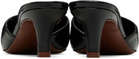 Jil Sander Black Square Toe Mules