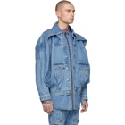 Diesel Red Tag Indigo Shayne Oliver Edition Denim Turbo Jacket