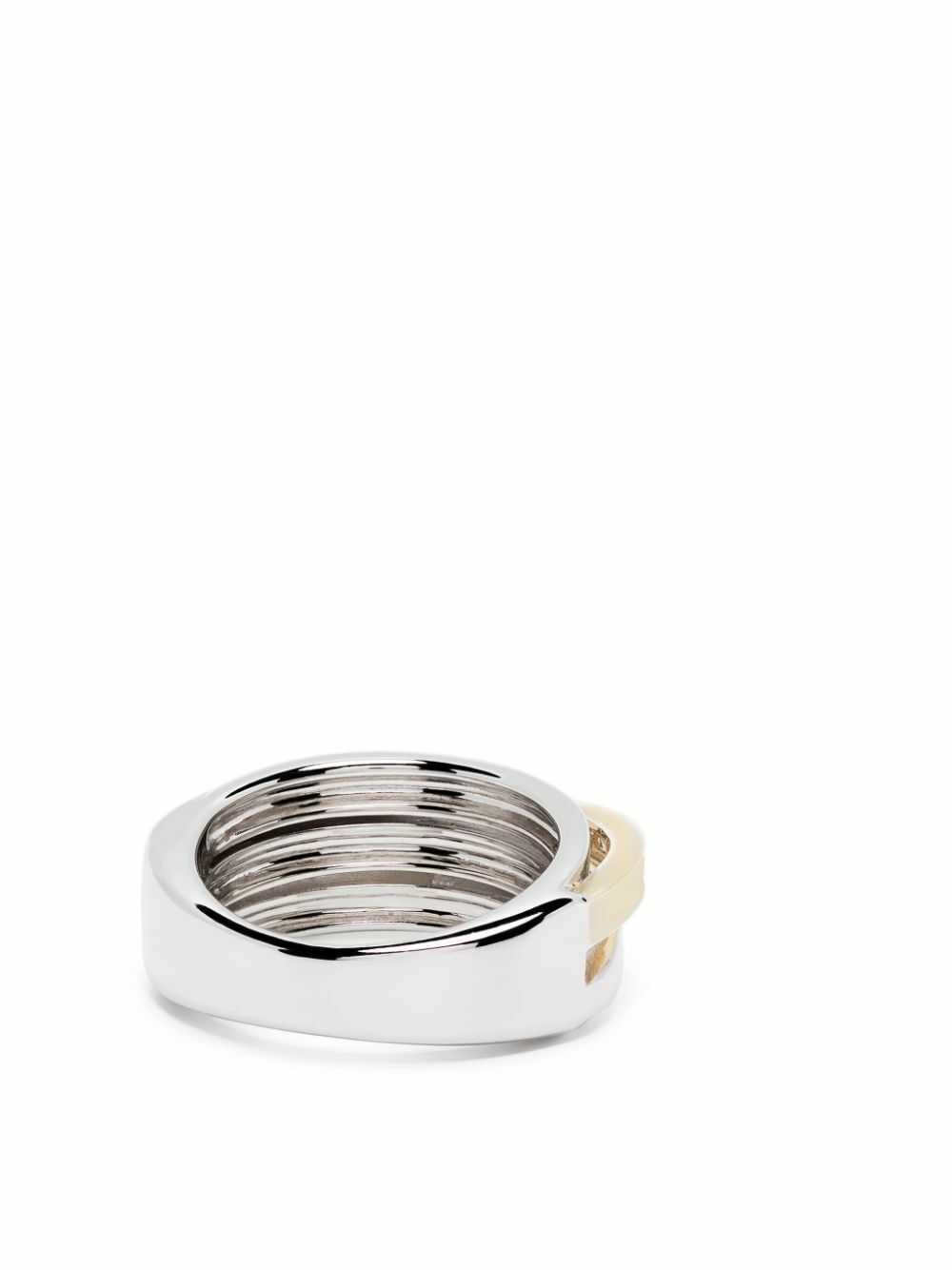 Tom Wood Sterling Silver Orb Slim Duo Ring