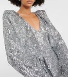 Rotate Birger Christensen Sequined wrap dress