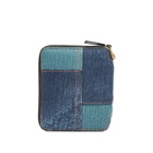 Comme des Garçons Wallet SA2100DP Denim Pocket Wallet in Blue Denim 
