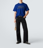 Gucci Logo cotton and silk jersey T-shirt