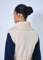 Moncler Sherpa-Lined Knitted Vest