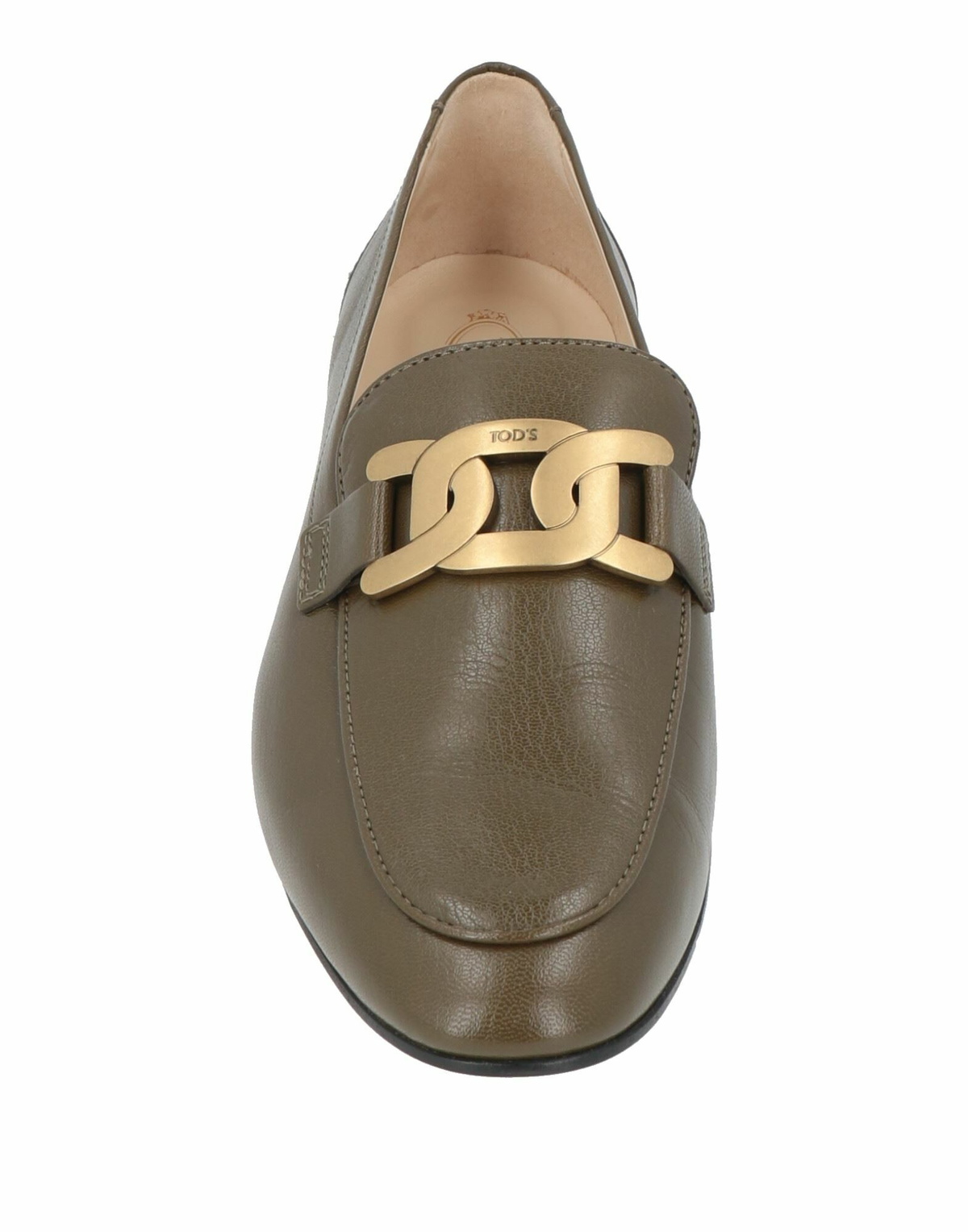 Tod's Womens Loafers Khaki