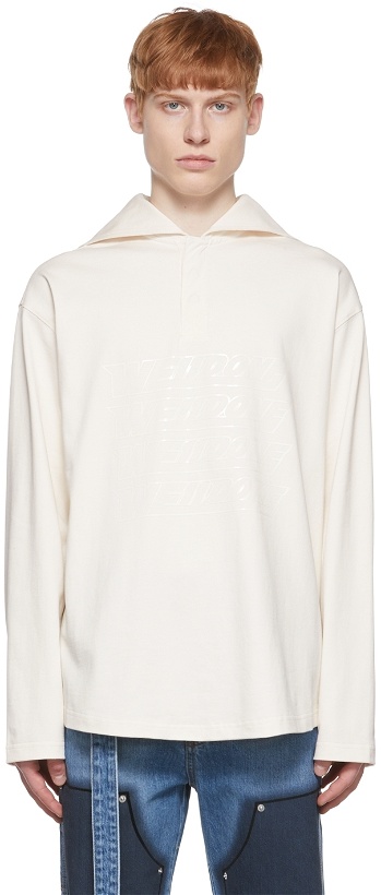 Photo: We11done Off-White Cotton Henley