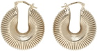 Jil Sander Gold Snail Earrings