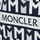 Moncler Men's Knit Tote Bag in Blue/White