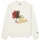 ICECREAM Men's Flying Crew Sweat in Off-White