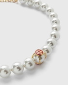 Casablanca LOGO PEARL NECKLACE gold Mens Jewellery