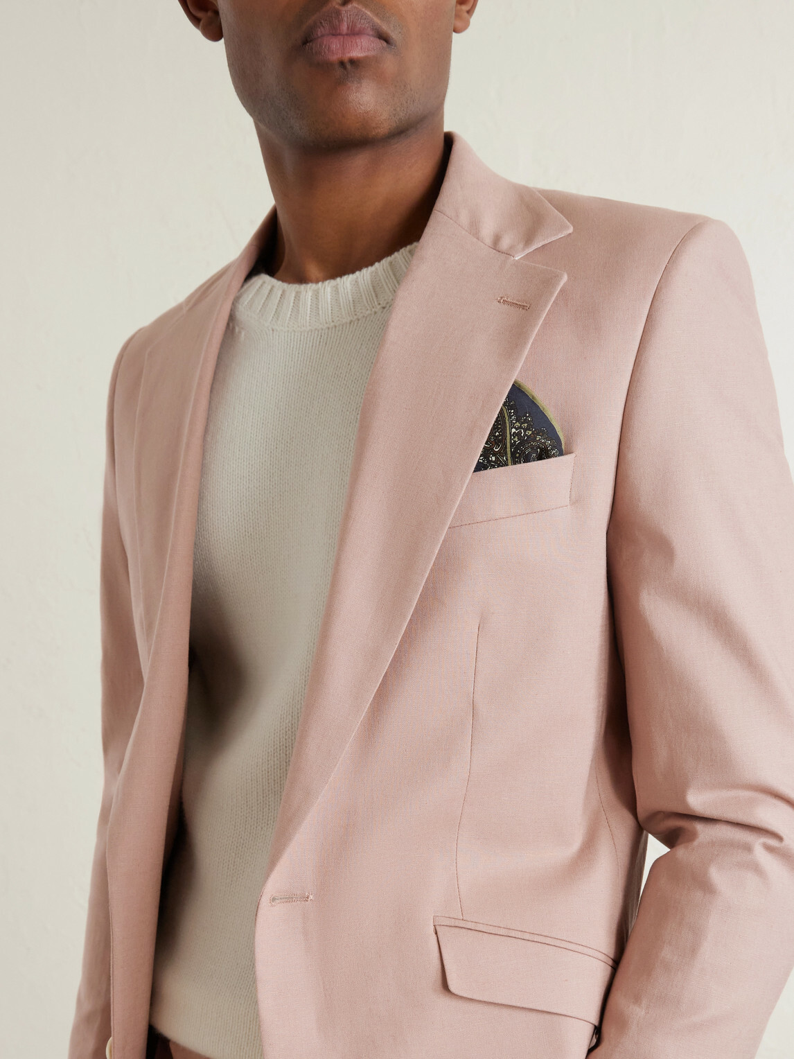 Favourbrook - Cooper Linen-Blend Suit Jacket - Pink