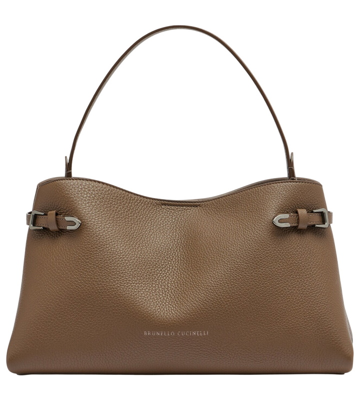 Photo: Brunello Cucinelli Medium leather top-handle bag