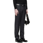 HODAKOVA Grey Horse Hair Suit Trousers