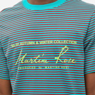 Martine Rose Men's Classic Stripe T-Shirt in Red/Green Stripe