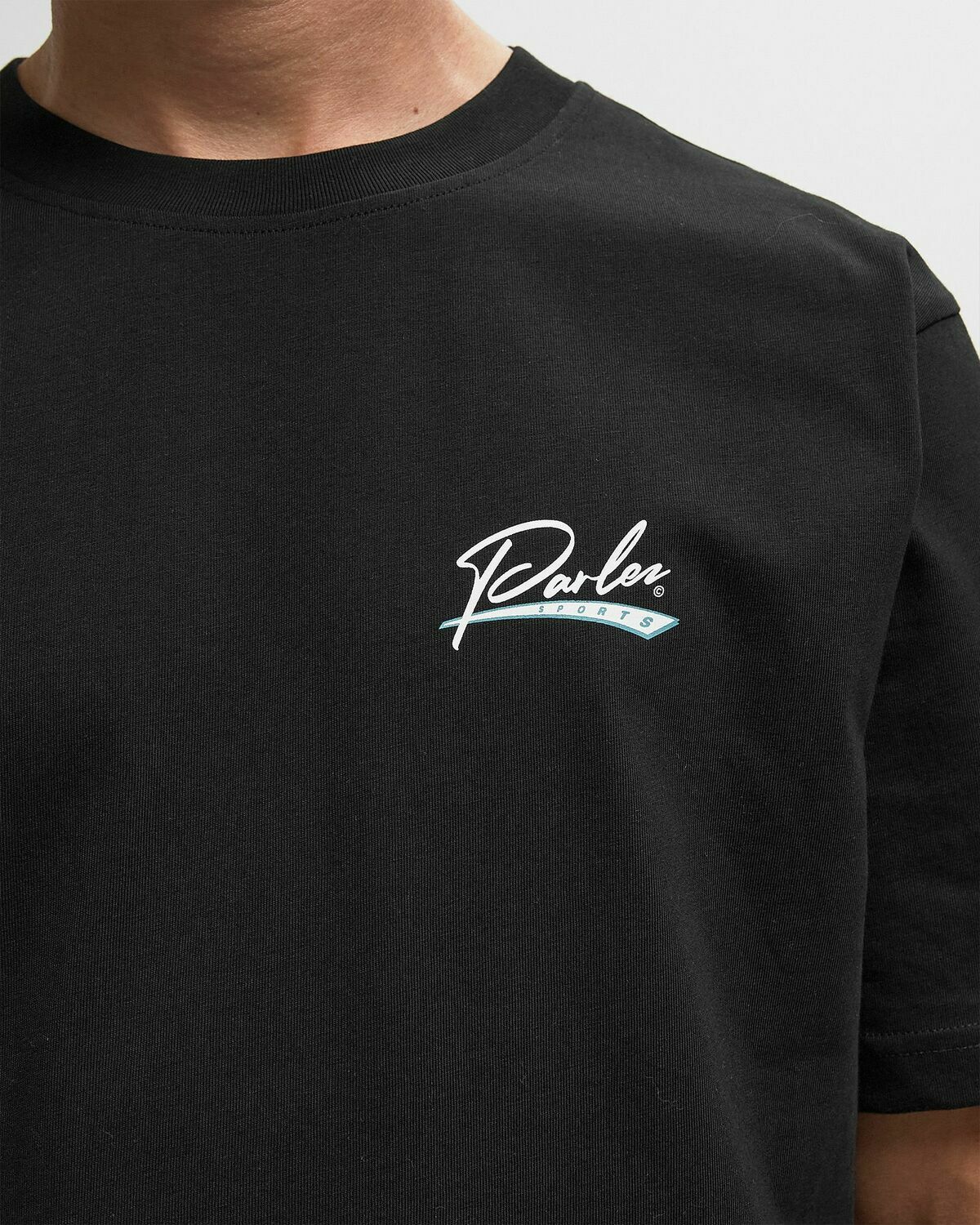 Parlez Inning Tee Black Mens Shortsleefe