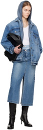 Juun.J Blue Faded Denim Jacket