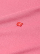 Acne Studios - Exford Logo-Appliquéd Cotton-Jersey T-Shirt - Pink