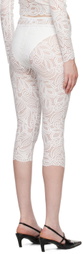 Beaufille White Cassia Capri Leggings