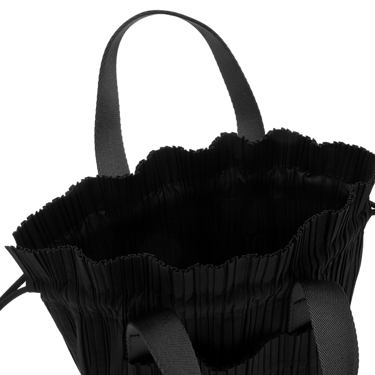 Pleats Please Issey Miyake Women's Bag in 15-Black Pleats Please