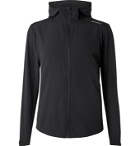 2XU - XVENT Mesh-Panelled Stretch-Jersey Hooded Jacket - Black