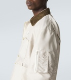 Sacai x Carhartt corduroy-trimmed blouson jacket