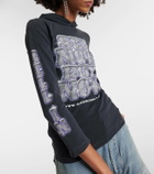 Balenciaga SNBN cotton-blend jersey top