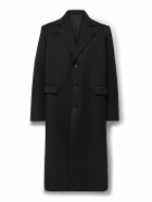 The Row - Compa Virgin Wool-Gabardine Coat - Black
