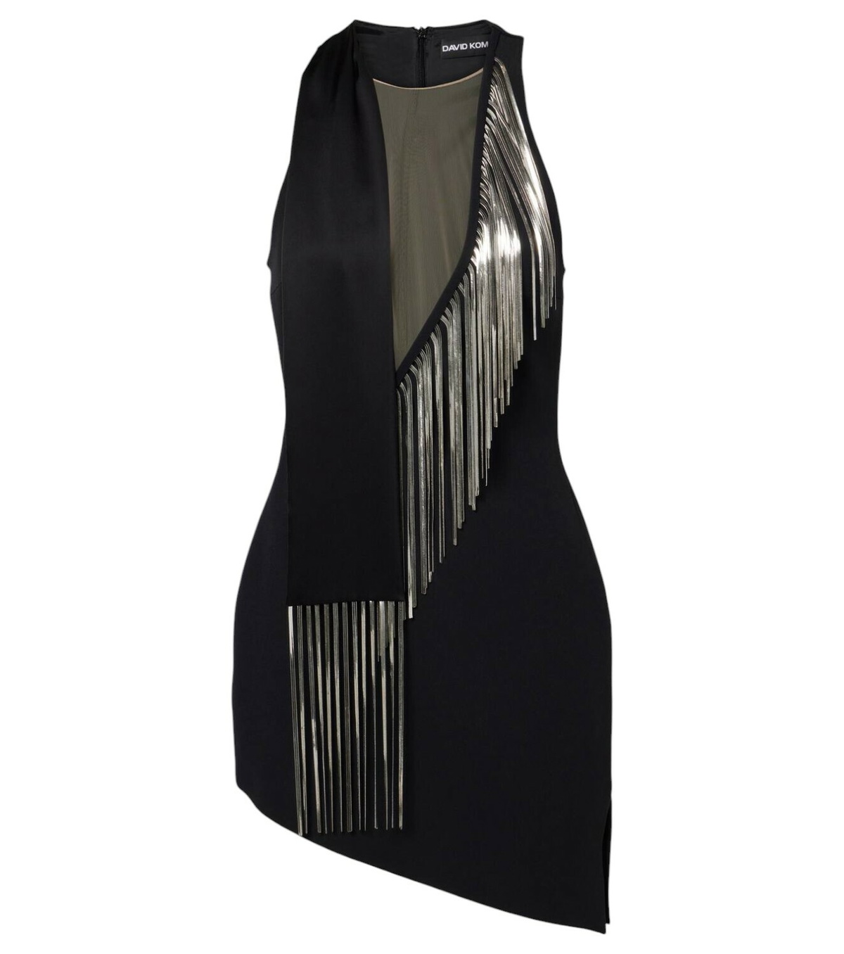 オールインワン・サロペット David Koma Rectangle Crystal Embroidery Detail Midi Dress David Koma Rectangle Crystal Embroidery Detail Midi Dress