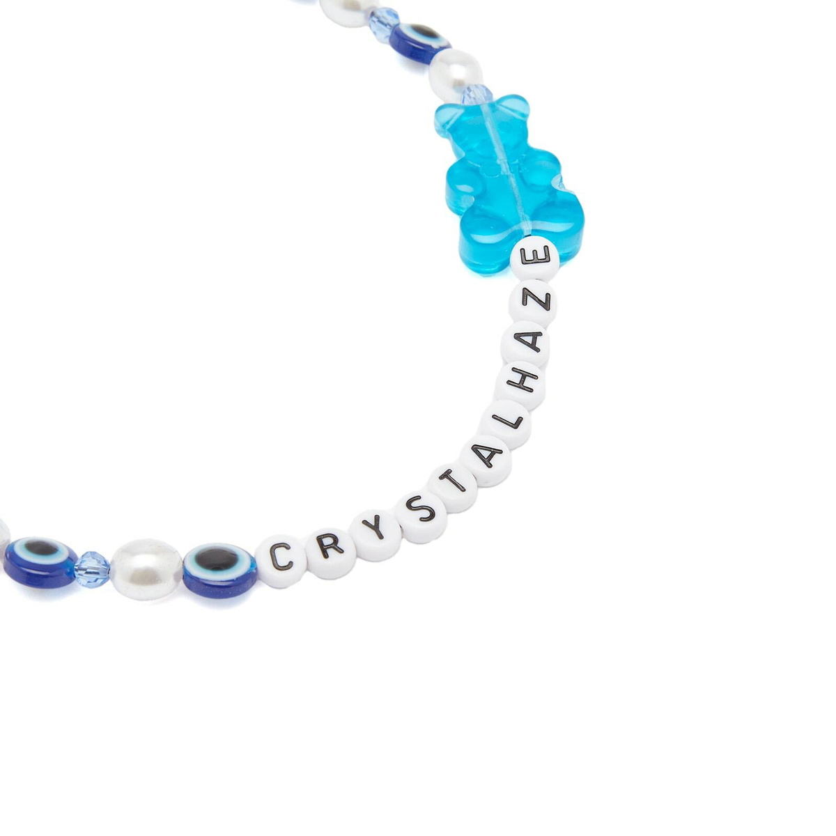 Crystal Haze Women's Phone Bracelet Charm in Azure 
