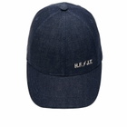 A.P.C. Men's FRGMT. Rabbit Baseball Cap in Indigo