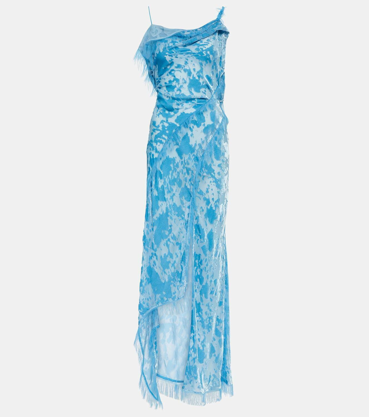 Acne Studios Asymmetric velvet maxi dress Acne Studios Acne Studios Asymmetric velvet maxi dress Acne Studios