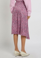 Isabel Marant Cacia Floral-print Woven Midi Skirt Pink