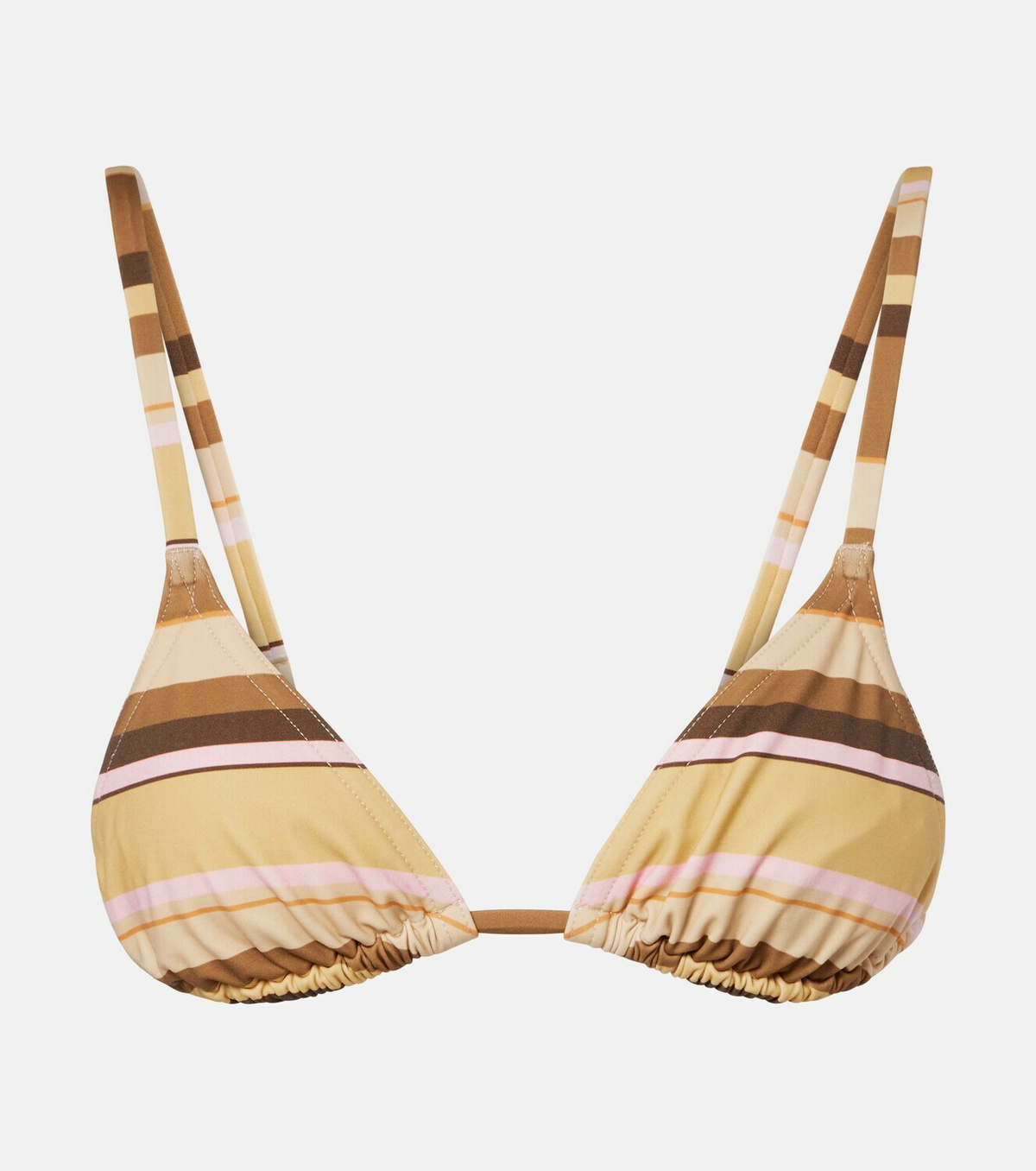 Isabel Marant Feride striped triangle bikini top