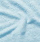 Loro Piana - Mélange Linen-Jersey T-Shirt - Blue