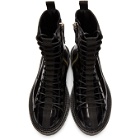 Yang Li Black Lace Up Boots