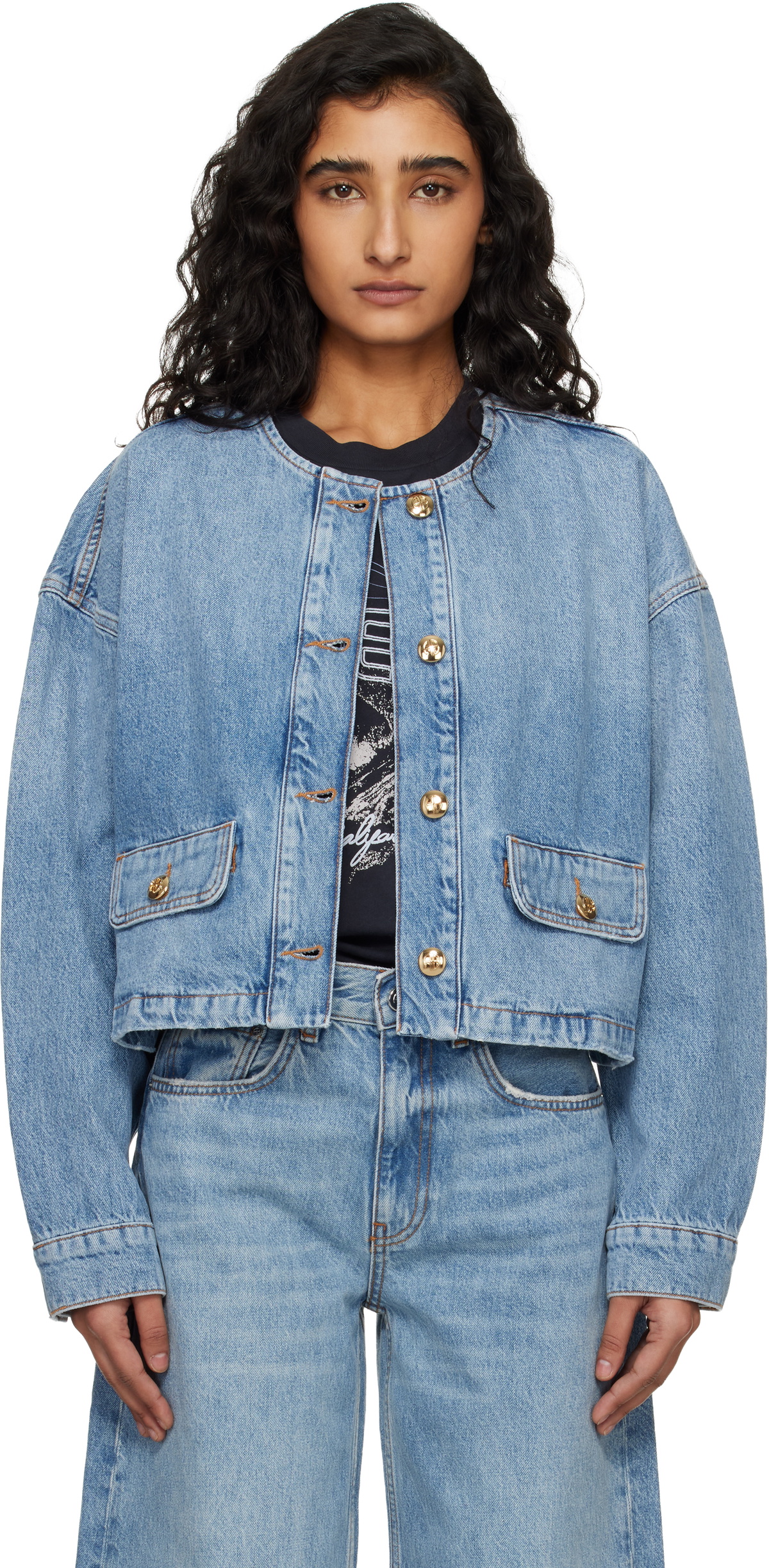 ANINE BING Blue Blanche Jacket