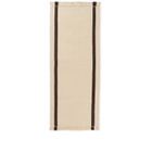 ferm LIVING Calm Kelim Runner - 80x200cm in Off-White/Coffee 