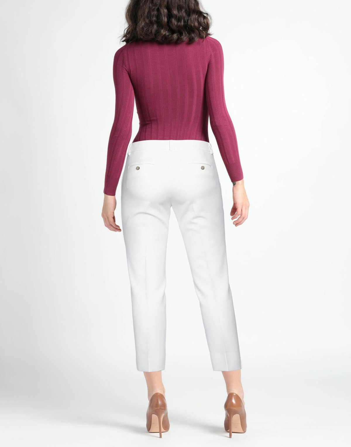 Peserico Icon 4718 Womens Pants in White