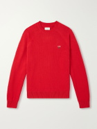 Aimé Leon Dore - Logo-Embroidered Cotton Sweater - Red