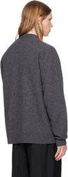 Jil Sander Gray Wool Sweater